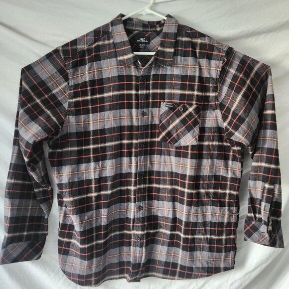 O'Neill XXL Flannel Plaid Shirt - Picture 1 of 7